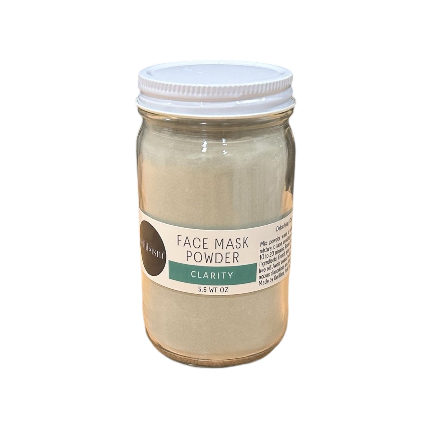 Face Mask Powder | Clarity | 5.5oz Jar - Personal Care