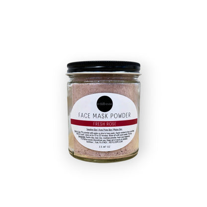 Face Mask Powder | Fresh Rose | 3.5oz Jar - Personal Care