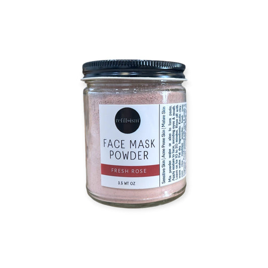Face Mask Powder | Fresh Rose | 3.5oz Jar - Personal Care