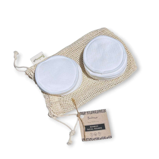 Bamboo Cotton Facial Rounds |  10pk