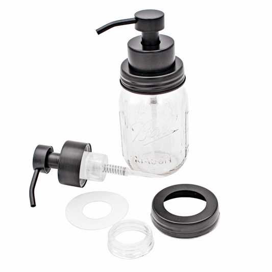 Foaming Mason Jar Soap Dispenser | Metal Pump - Other Eco - Goods