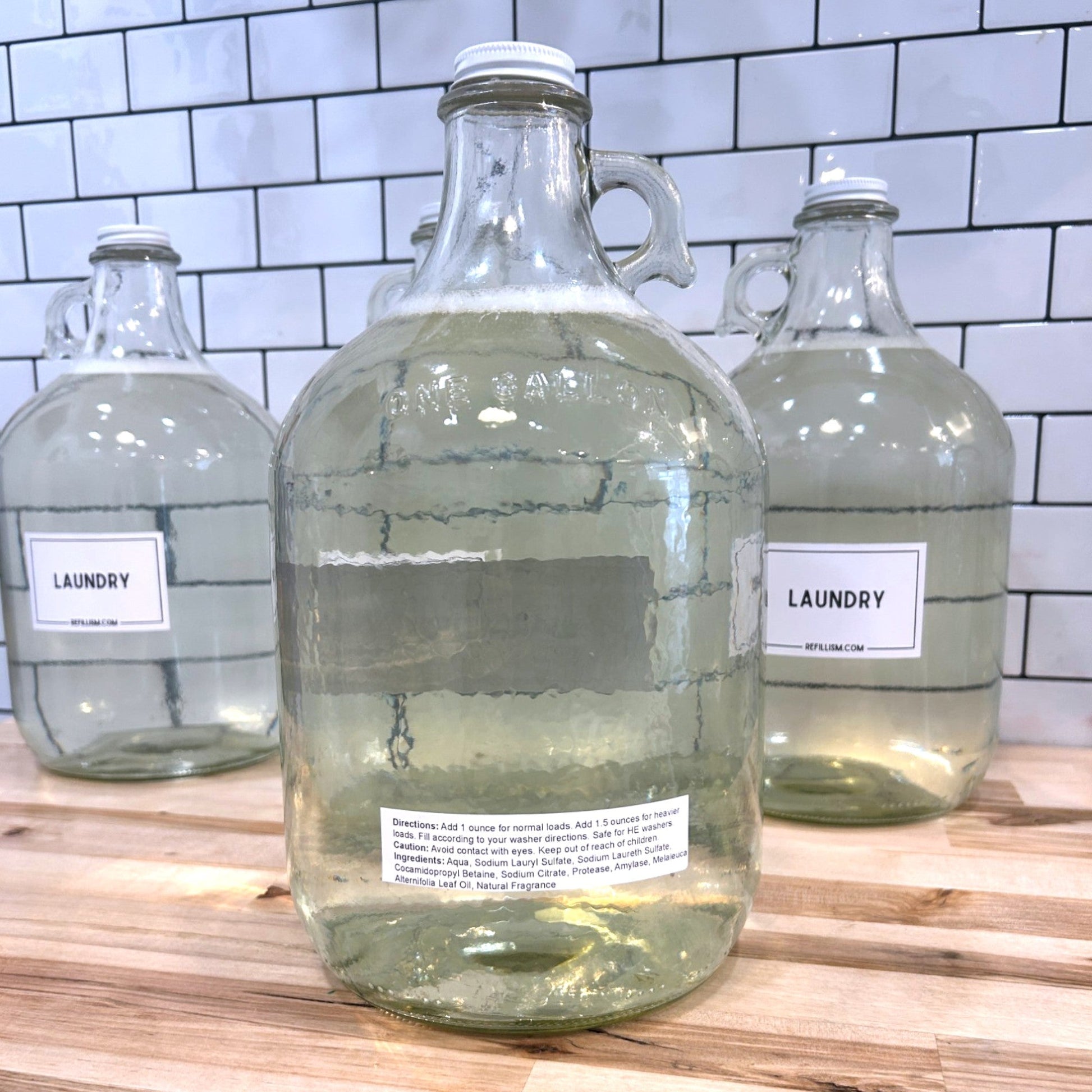 Laundry Detergent | Glass Gallon with Pump | Limited Time & Qty - Home & Cleaning