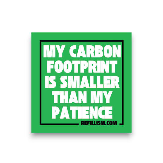 Sticker | Carbon Footprint | 2.5"