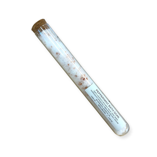Bath Soak | Peppermint | Glass Tube