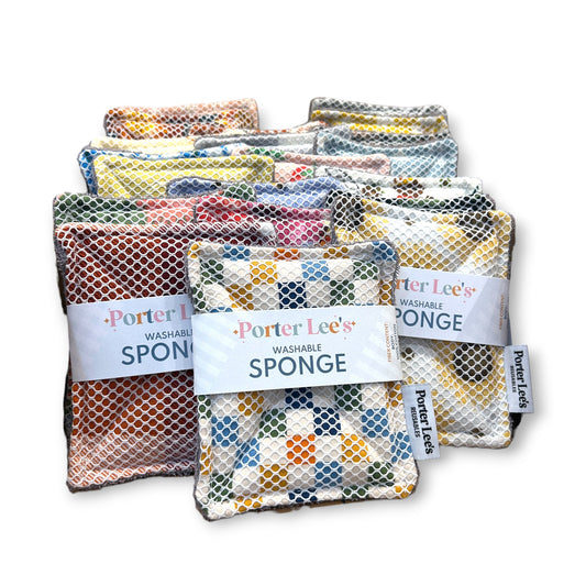 Washable Sponge | Random Pattern | Reusable Cleaning & Dish Pad