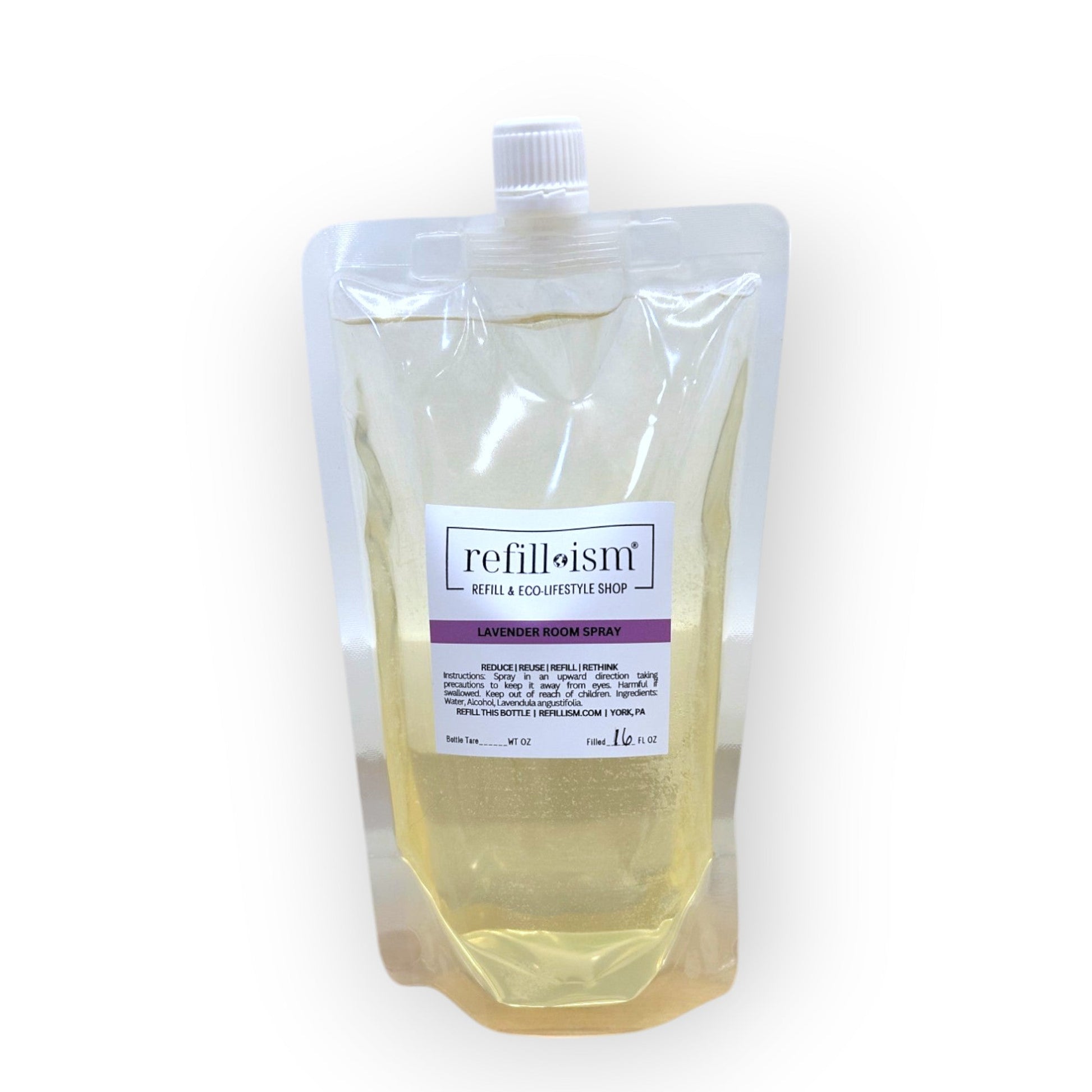 Room Spray | Lavender | Refill | 16oz Pouch - Home & Cleaning