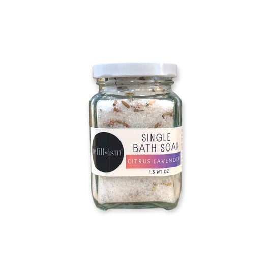 Single Bath Soak | Bath Salts | Citrus Lavender - Personal Care