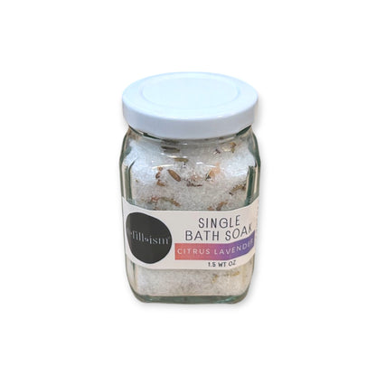 Single Bath Soak | Bath Salts | Citrus Lavender