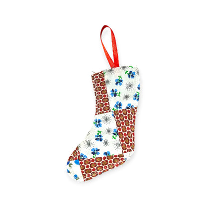 Fabric Stocking Ornament | Handmade