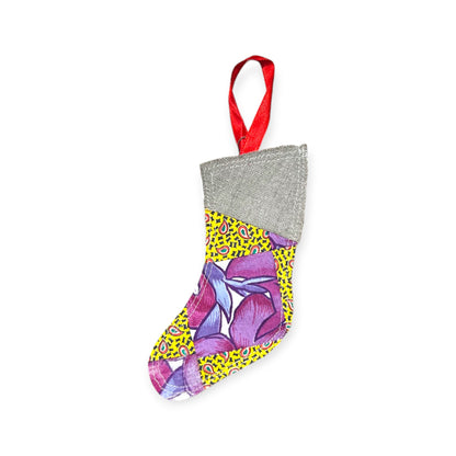 Fabric Stocking Ornament | Handmade