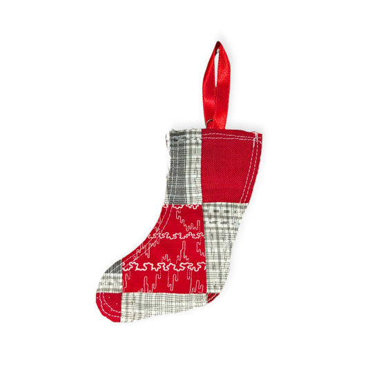 Fabric Stocking Ornament | Handmade