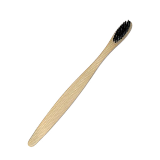 Toothbrush | Black Bristles | Bamboo