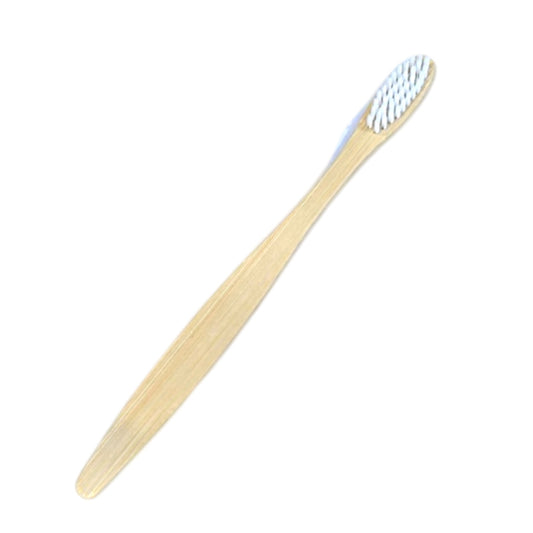 Toothbrush | White Bristles | Bamboo