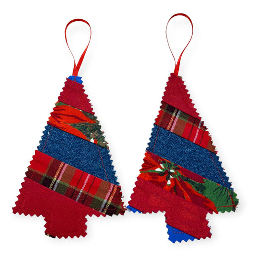 Tree Ornament | Patchwork Fabric | Handmade by Trish