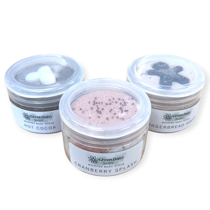 Whipped Body Scrub | Holiday Scents | Green Daisy Soaps