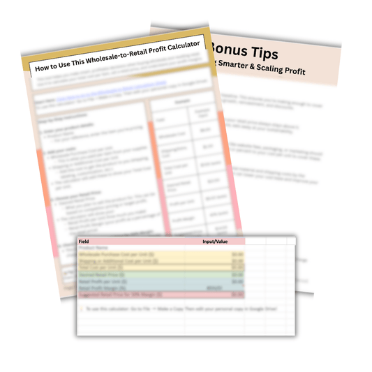 Wholesale to Retail Pricing Calculator - Digital Products