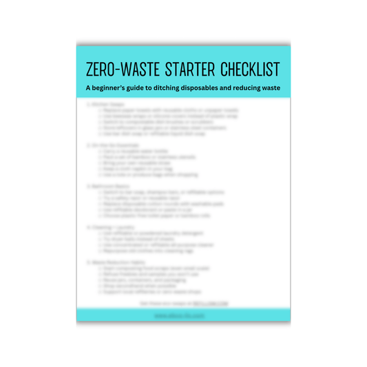 Zero Waste Starter Checklist - Digital Products