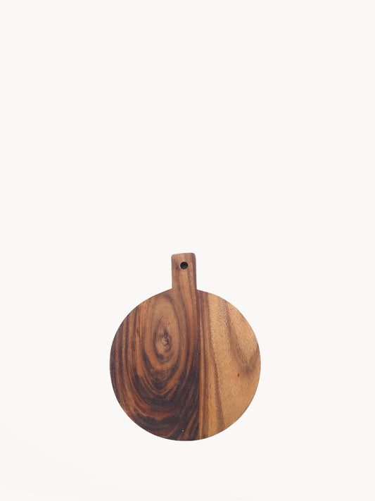 Wooden Round Serving Board - Small-0