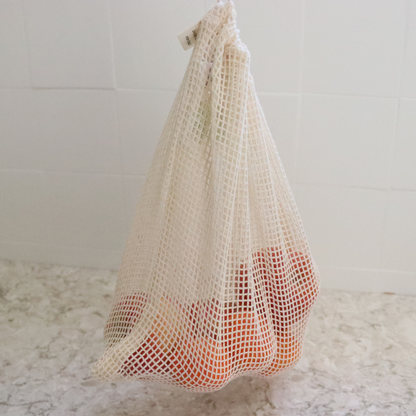 Sustainable Refillable Cleaning Products Eco Friendly Zero Waste Cotton Mesh Produce Grocery Bag