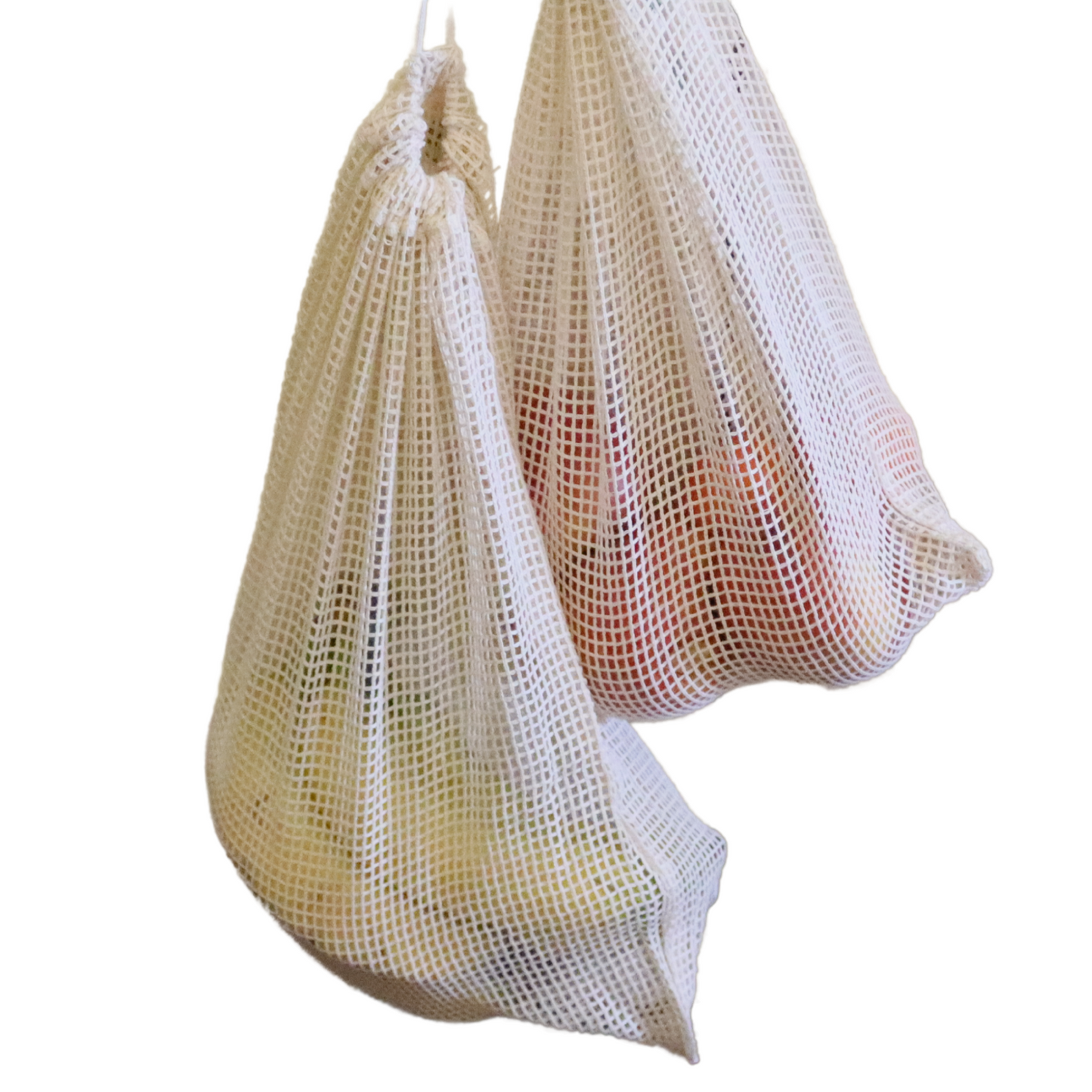 Sustainable Refillable Cleaning Products Eco Friendly Zero Waste Cotton Mesh Produce Grocery Bag