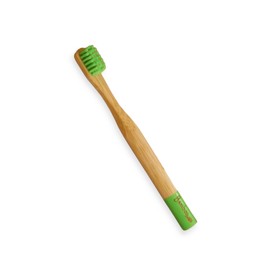 cepillo de dientes para niños | Verde | Bambú