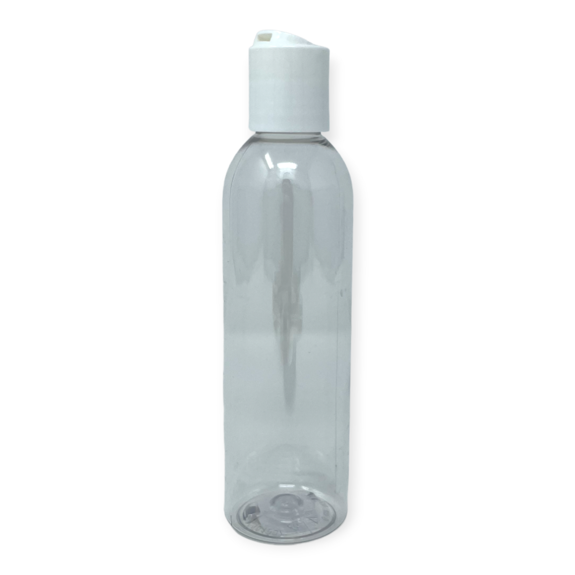 8 oz / 250 ml Clear PET (BPA Free) Plastic Oblong Flask Style