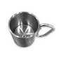 Stainless Steel Mug with Carabiner