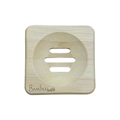 Soap Dish | Square Lift | Bamboo