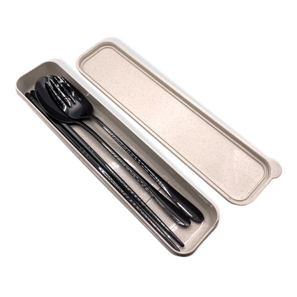 Reusable Cutlery Set with Case