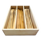 Bamboo Cutlery Set in Drawer Organizer