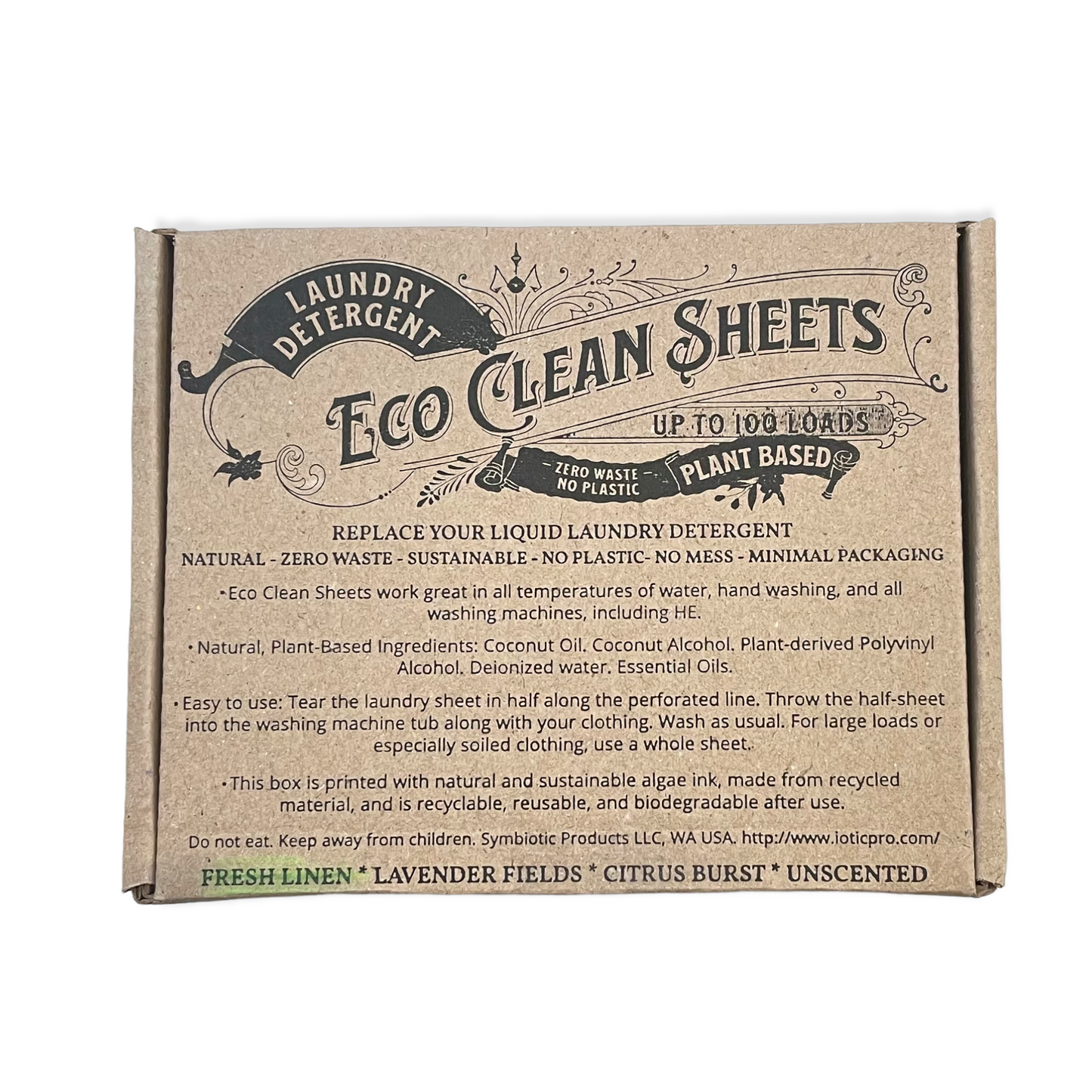 Eco Clean Laundry Detergent Sheets