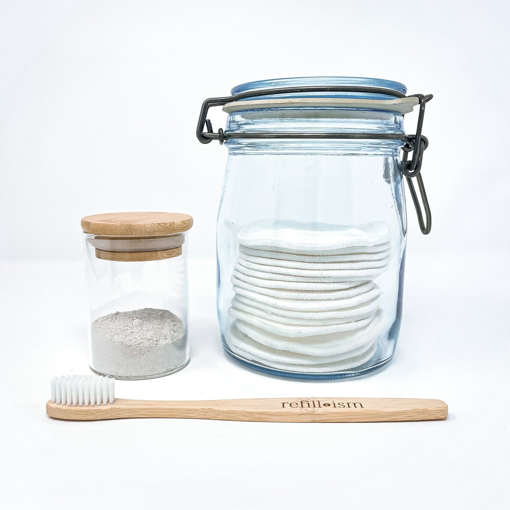 Jar with Bamboo Lid - Home & Cleaning