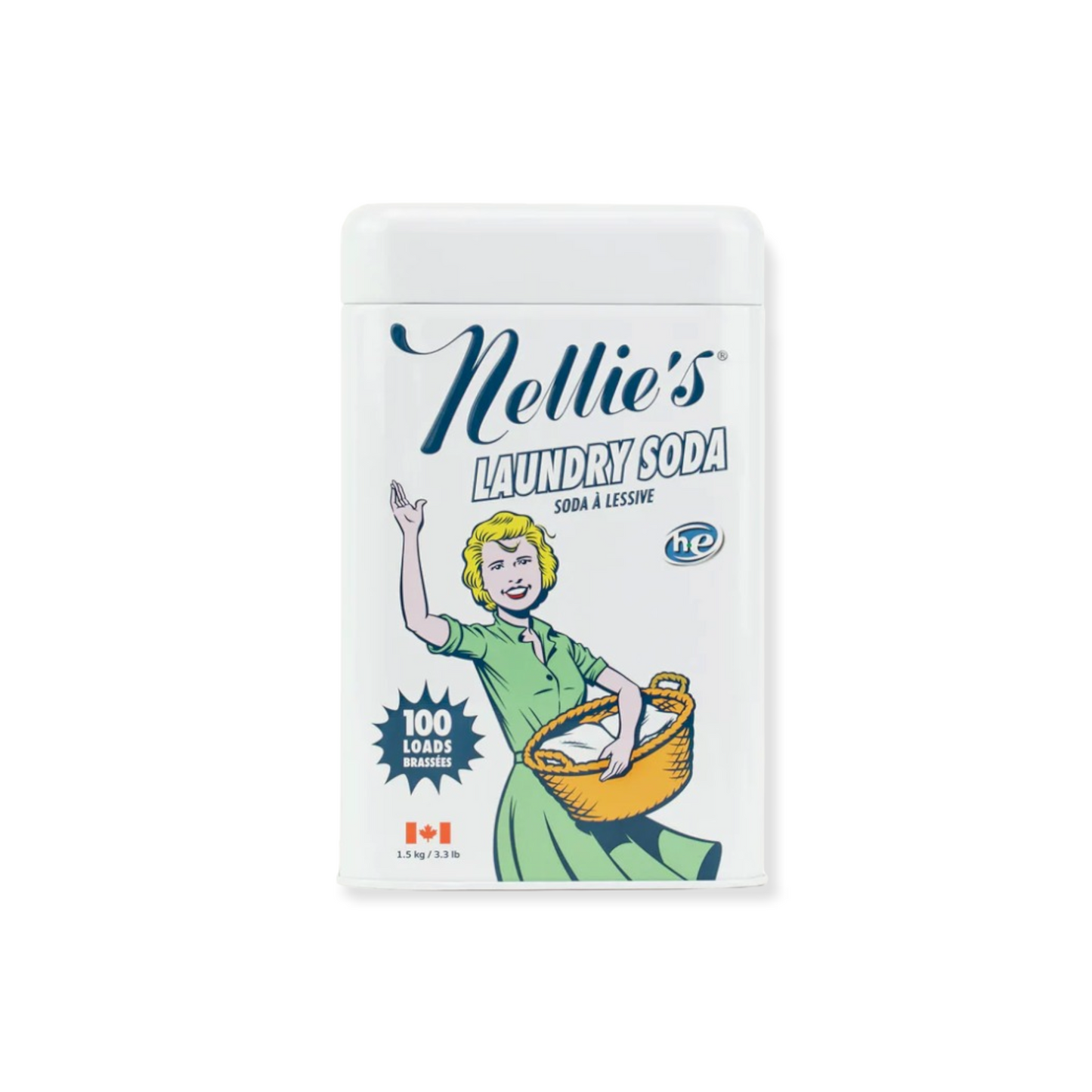Laundry Detergent 100 Load Tin |  Nellie's