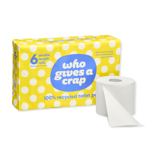 Paquete de 6 papel higiénico. | Reciclado